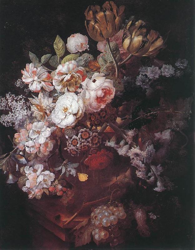 HUYSUM, Jan van Vase of Flowers af Sweden oil painting art